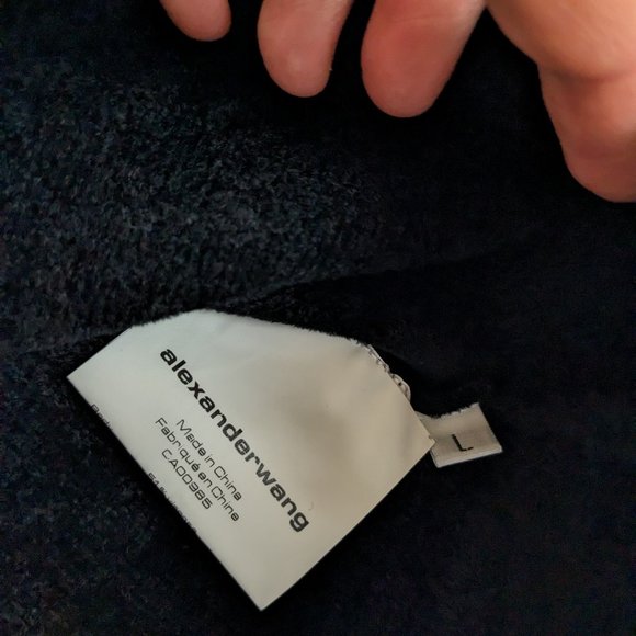 ALEXANDER WANG Velvet Sweater Choker Piercings - Picture 12 of 13